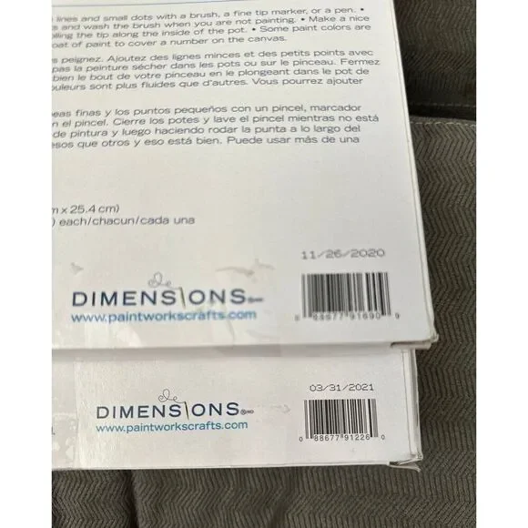 Dimensions paint works 2 sets paint by number - Picture 6 of 7